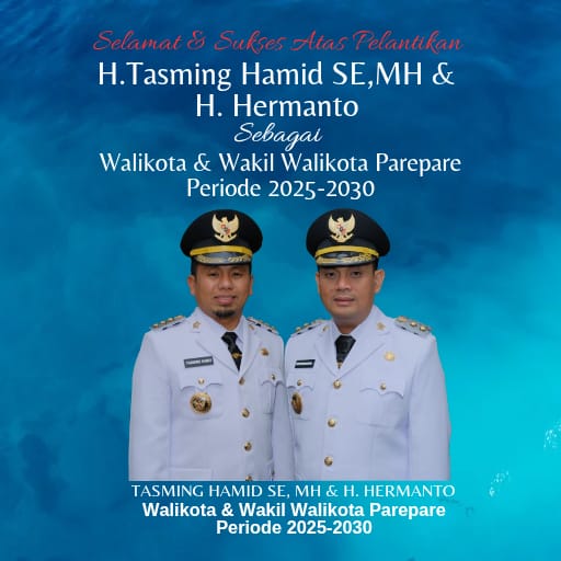Bupati dan Wakil Bupati Parepare Periode 2025-2030